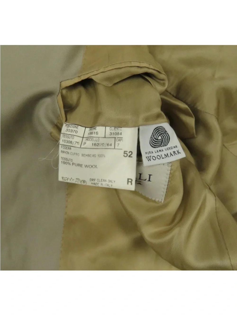 Canali Proposta 100% Pure Wool 2 Button Blazer Sport Coat Jacket 62 R IT 52 R US